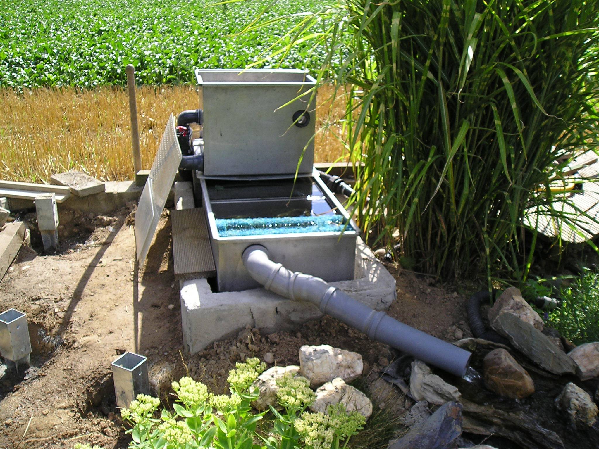 42+ Teich Spaltfilter Selber Bauen, Zuerst wird jede tonne mit zwei.