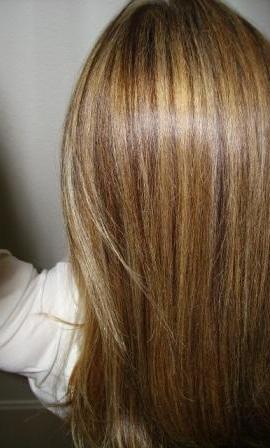 Blond braune strähnen