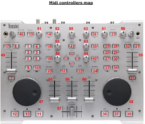 mapping traktor hercules rmx