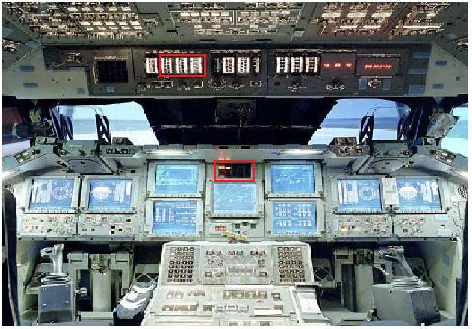 space shuttle cockpit pictures. Re: Fragen zu Space Shuttle