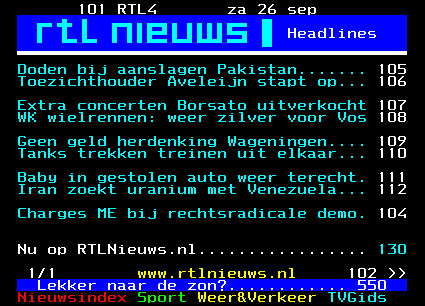Rtl nieuws