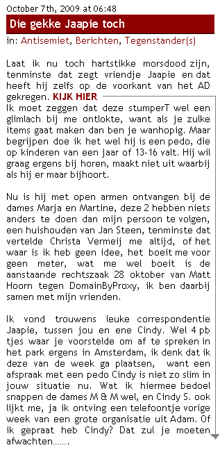 Die gekke Japie toch...