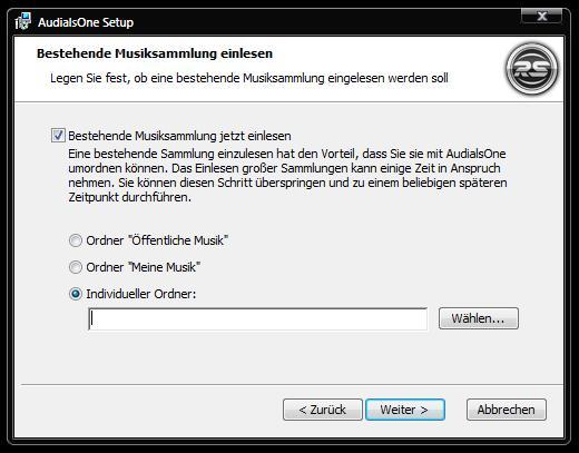 Installation von AudialsOne 4