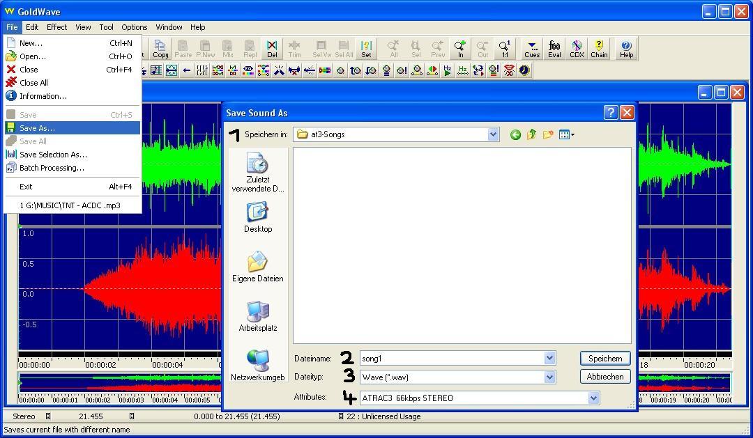 Install Atrac3 Codec Goldwave