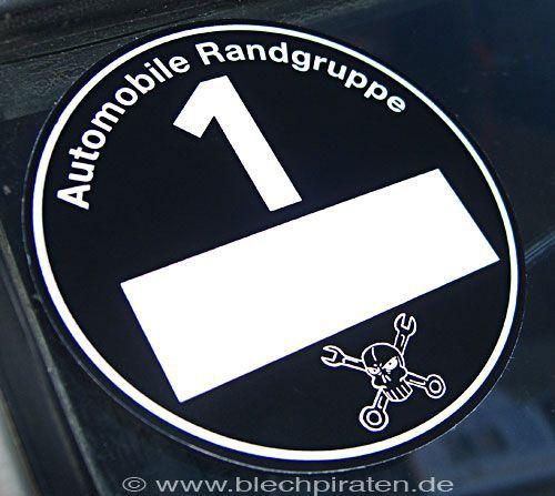 schwarze Plakette