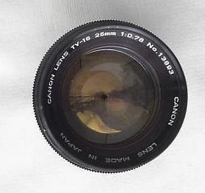 Canon TV-16 25mm F0.78 C-mount lens | The GetDPI Photography Forum