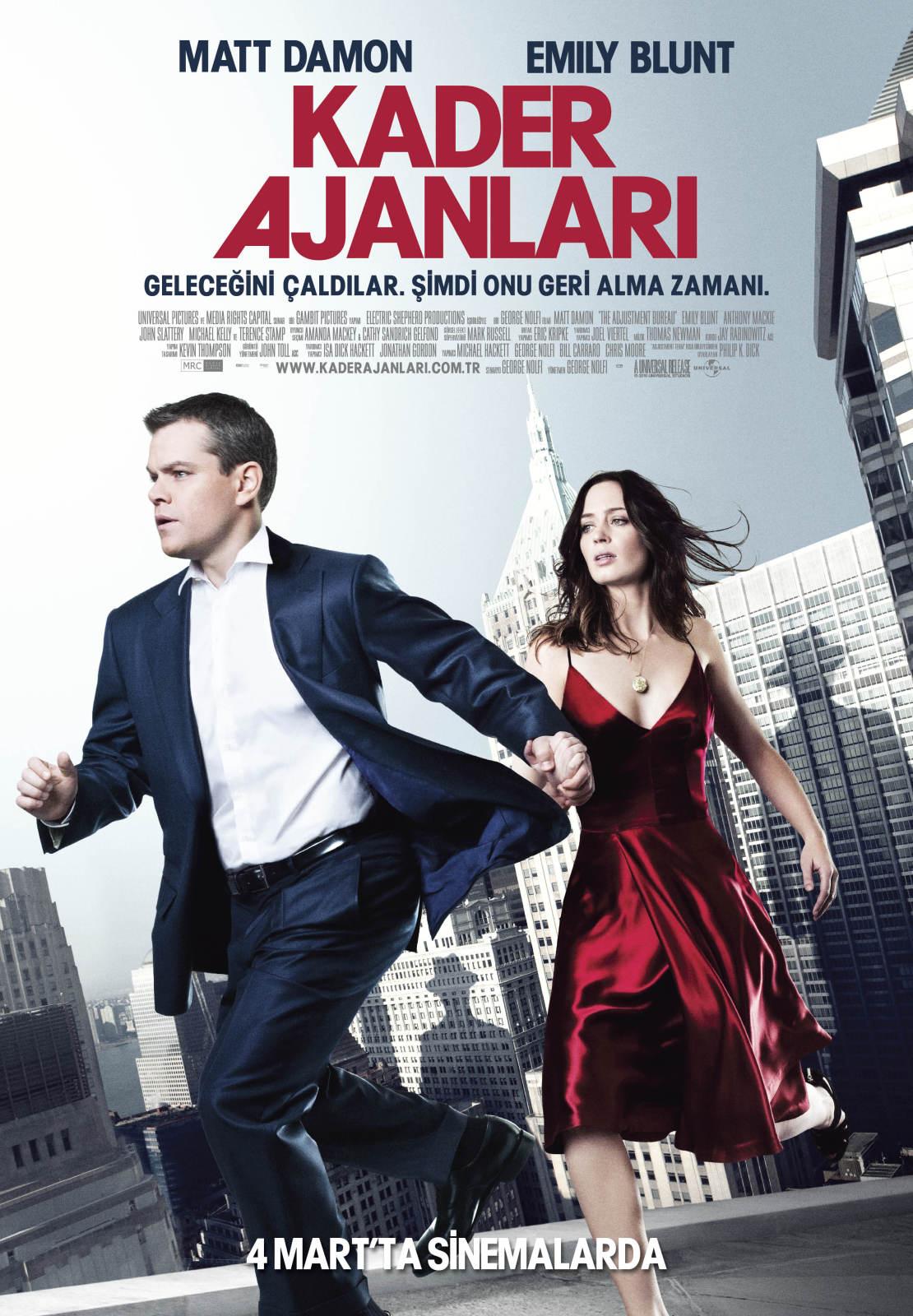Kader Ajanlar� - The Adjustment Bureau | 2011 | BRRiP.Xvid | T�rk�e Dublaj