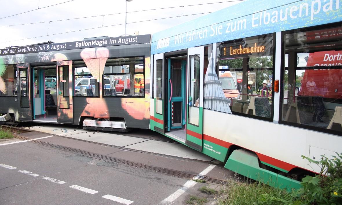 News und Aktuelles > TramUnfall heute in Magdeburg