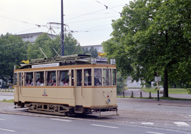 Tw 134 auf Sonderfahrt im Jahre 1994 Edit: Bilder nochmals abgeglichen (5 Bilder + 1 Bonubild)