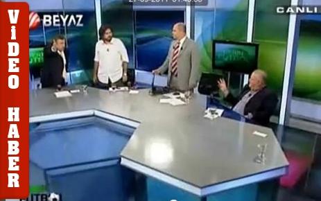 <b>CANLI YAYINDA FAİK IŞIK AHMET ÇAKAR'A SALDIRDI</b>