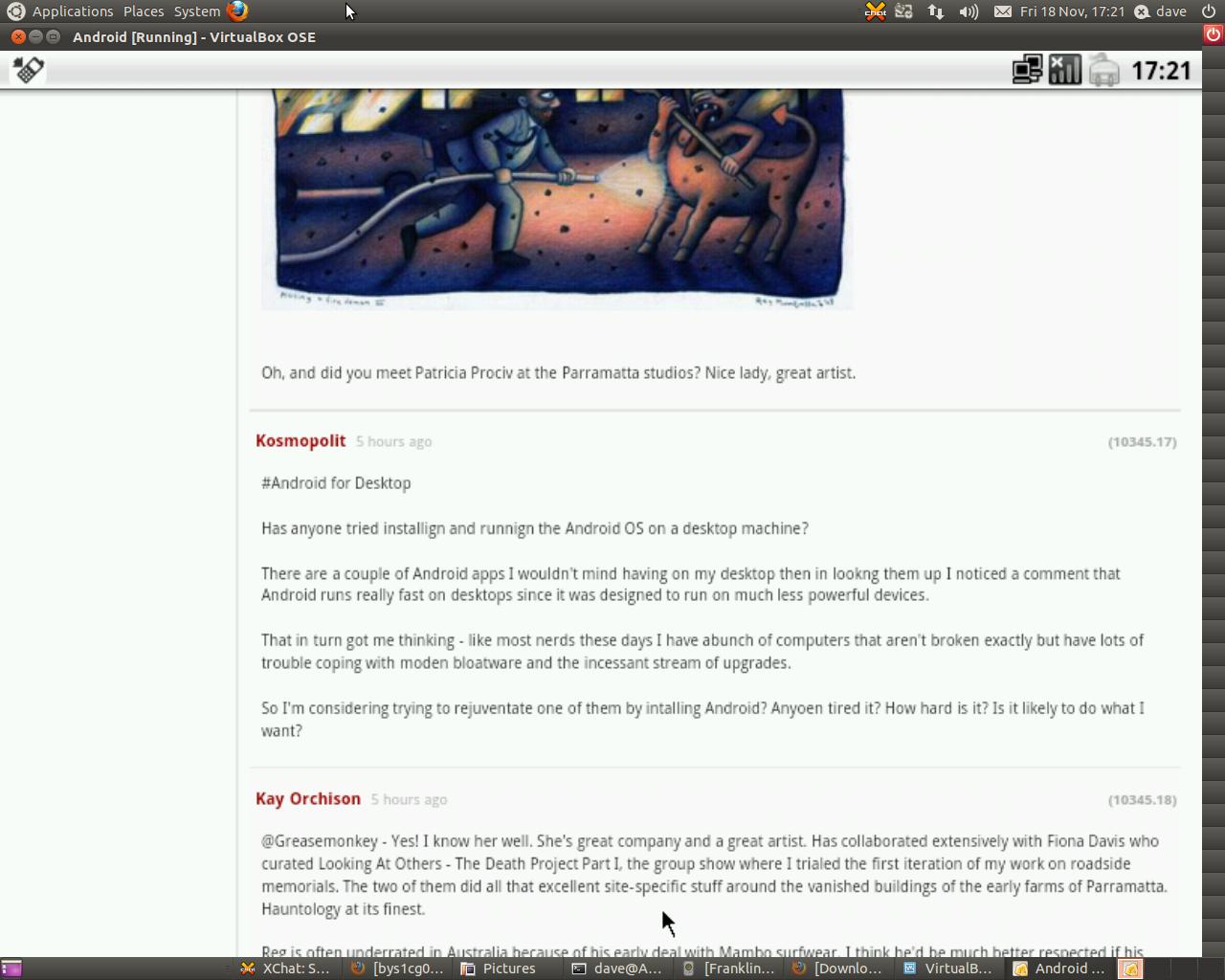 Android in VirtualBox