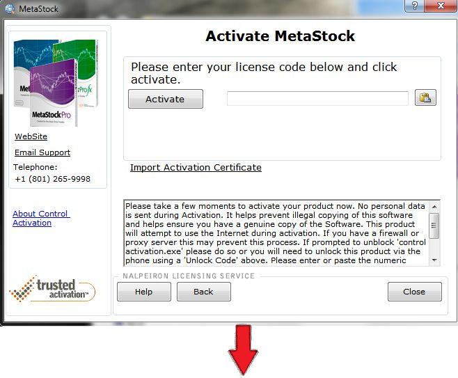 metastock 11 windows 10