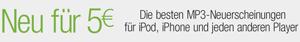 [Amazon] MP3 Neuerscheinungen der Woche für je nur 5€