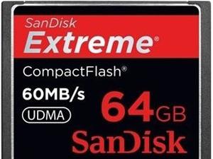 [Getgoods] SanDisk CompactFlash Extreme 64GB (60MB/s) Speicherkarte ab 174€ inkl. Versand