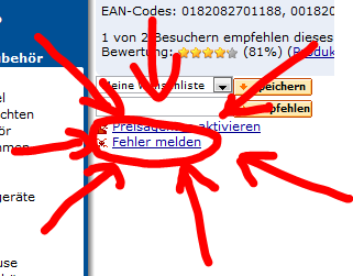 Fehler melden