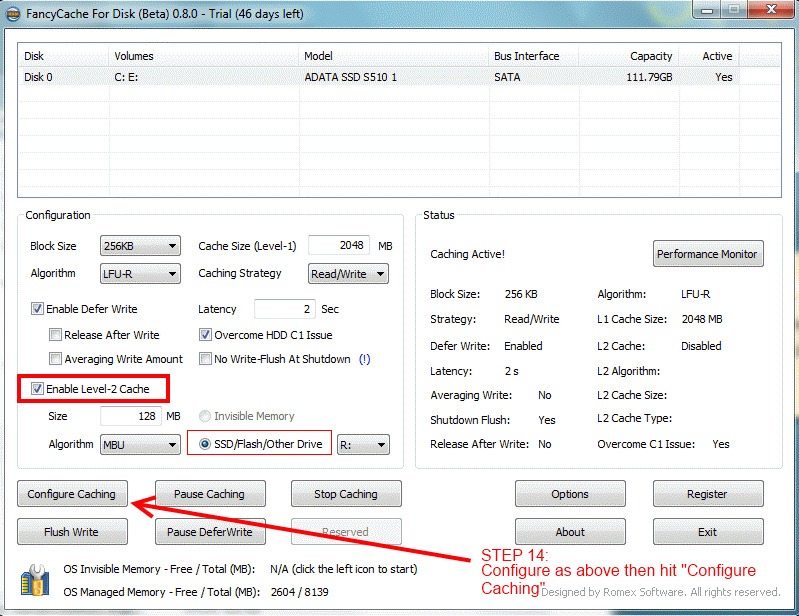 fancycache for volumes