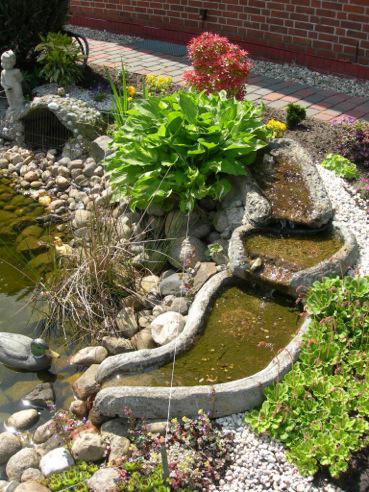 wasserlauf im garten selbst bauen - controng, Gartenarbeit ideen