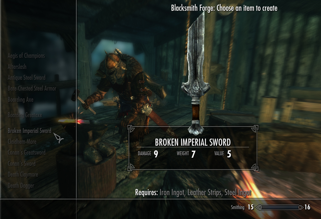 broken iron sword skyrim broken iron sword skyrim