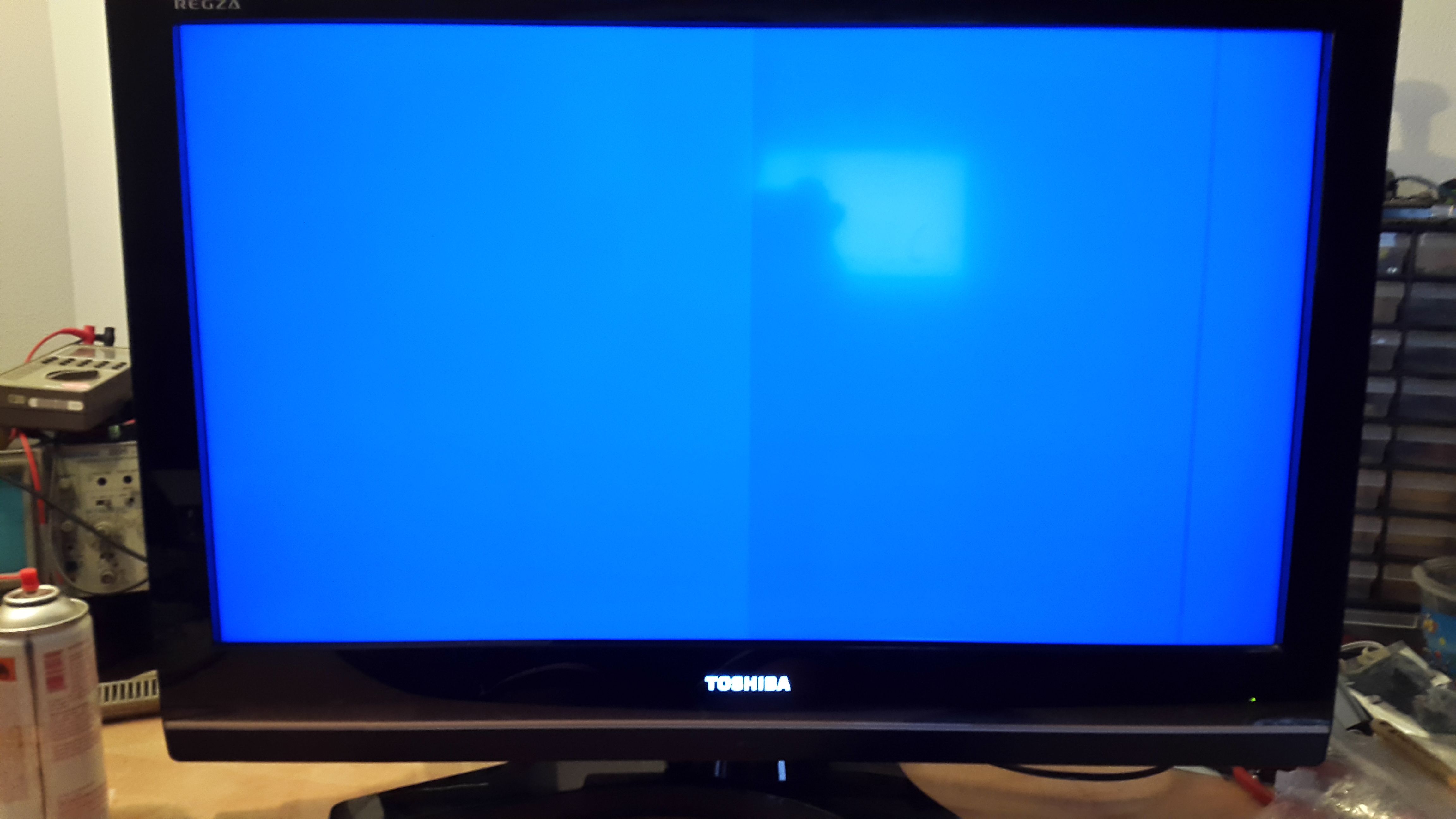 Toshiba Regza Streifen Im Bild