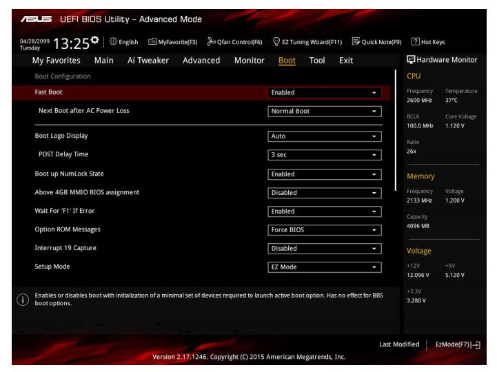 Asus Z170 Pro Gaming Cpu Fan Error