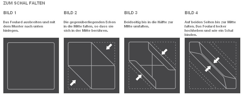 Geschenkideen Seidentucher Halstucher Halstuchknoten Zierknoten Pfadfinderhalstuch Co