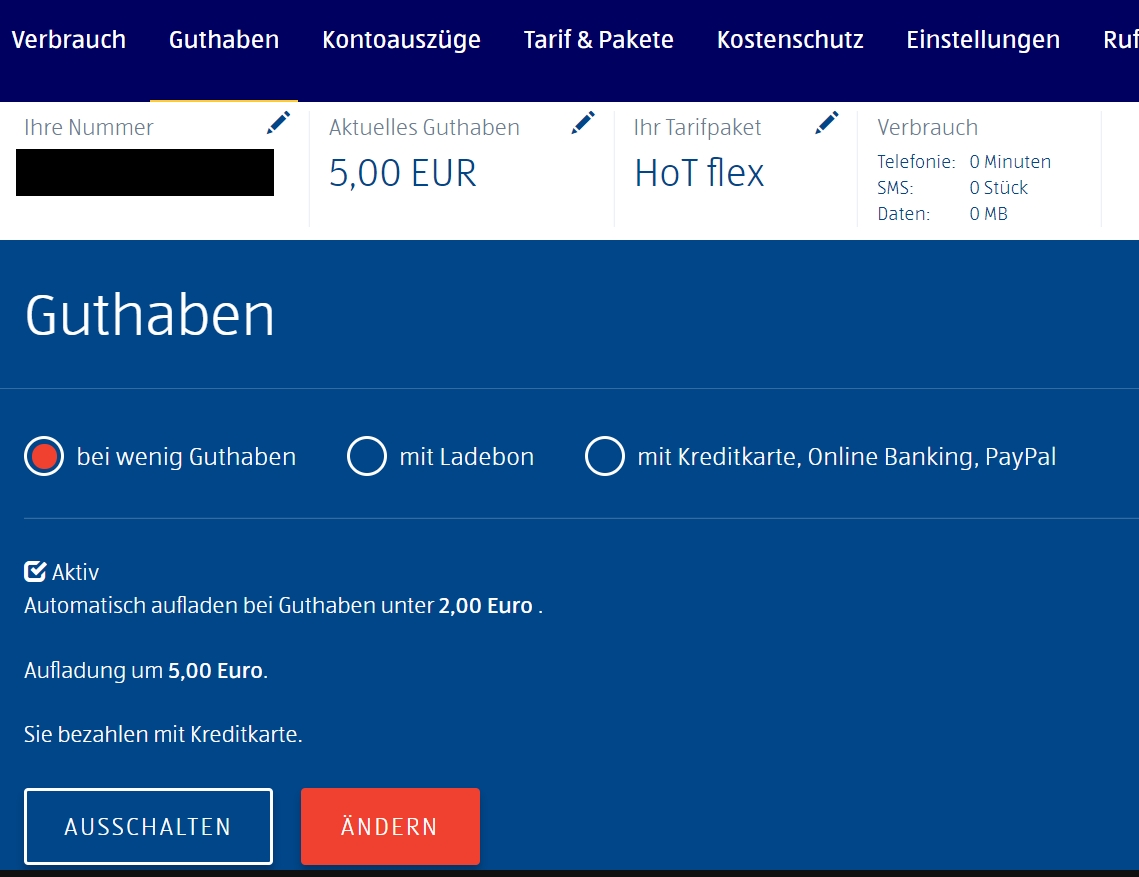 Hot Aufladen Mit Ladebon
