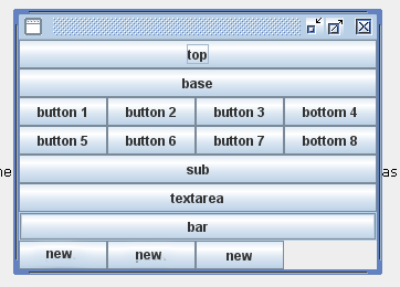 GridBagLayout: gleichmäßige verteilung von Komponenten ♨?‍? Java ...