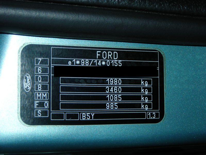 Wo steht der farbcode bei ford mondeo