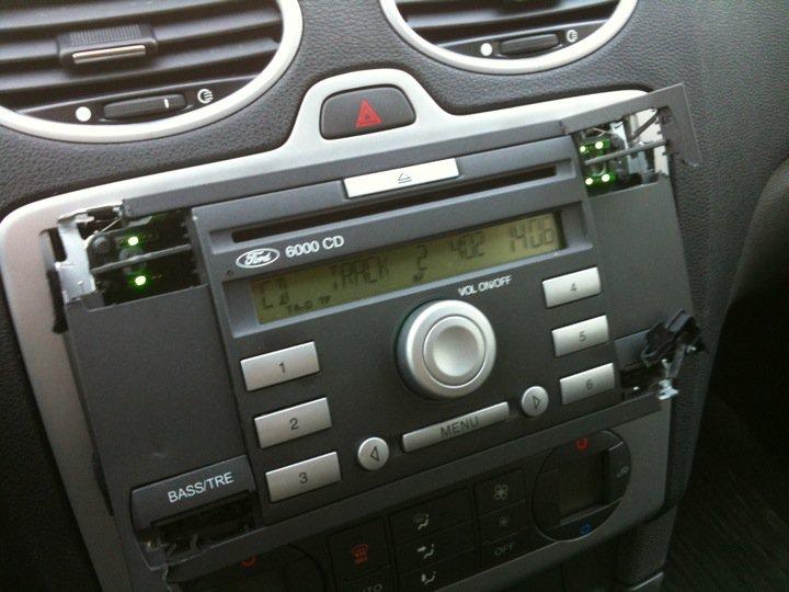 Ford focus radio 6000 cd ausbauen #3