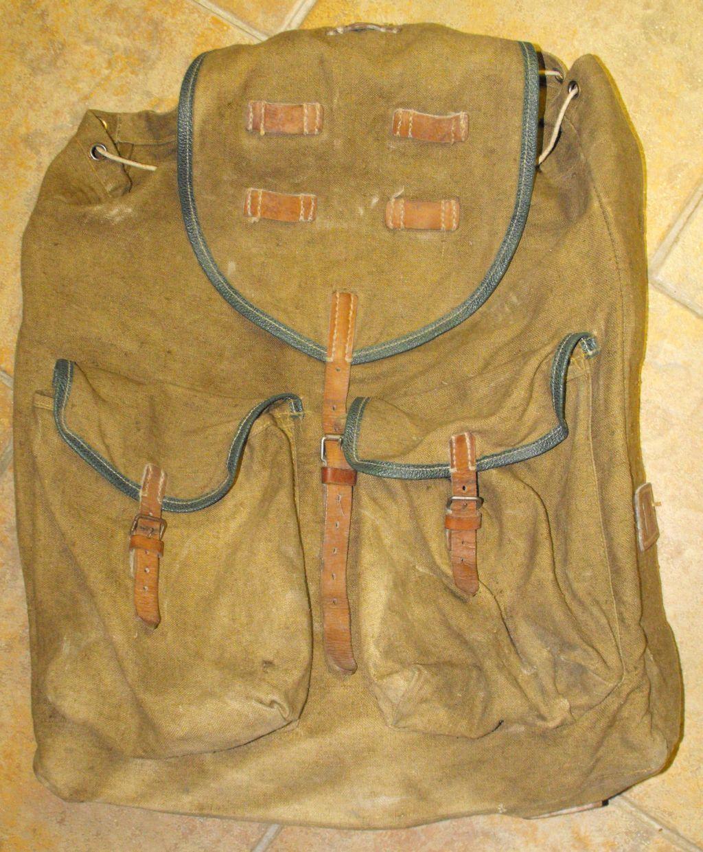 Wehrmacht Rucksack Gebirgsjäger mit Riemen Original WW2 WK2