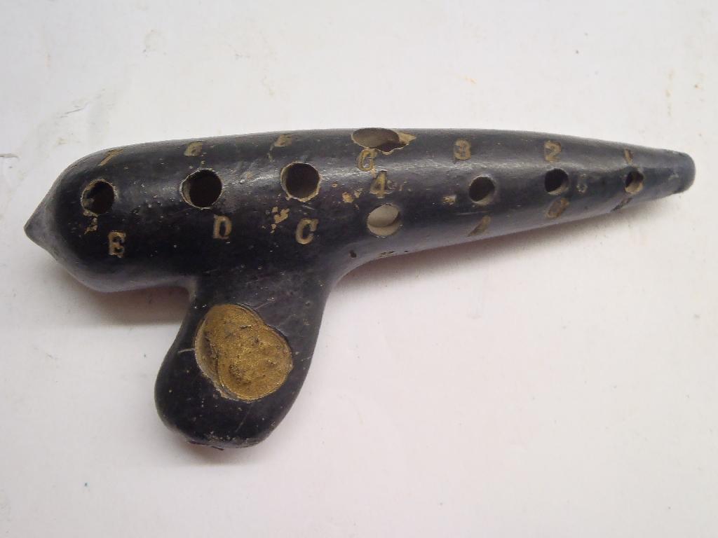 Dachbodenfund, Antike, Ocarina, Flöte, Blasinstrument, Querflöte, ca