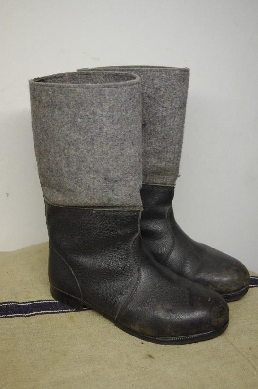 DDR, Filzstiefel, NVA, Stiefel, Lederstiefel, Winterstiefel, Uniform